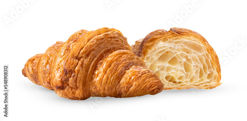 Obraz na płótnie Croissant on transparent png