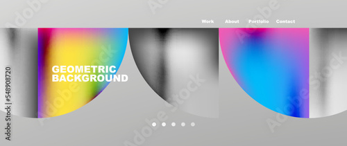 Circles and round elements abstract background design for wallpaper, banner, background, landing page, wall art, invitation, prints