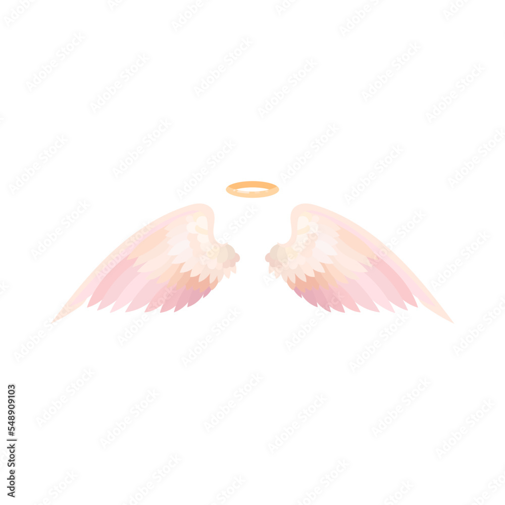 cute angel wings background