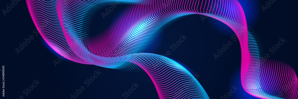 Abstract red blue and pink purple gradient wave particle background. Flow wave with line landscape. Digital data structure. Future mesh pattern point visualization. Technology vector illustration. Abstract red blue and pink purple gradient wave particle background. Flow wave with line landscape. Digital data structure. Future mesh pattern point visualization. Technology vector illustration.
