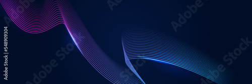 Abstract red blue and pink purple gradient wave particle background. Flow wave with line landscape. Digital data structure. Future mesh pattern point visualization. Technology vector illustration.