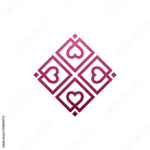 Love Gradient Logo Design