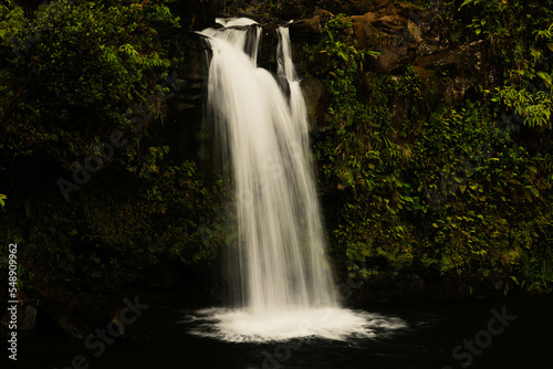 Waterfall on Maui  Hawaii