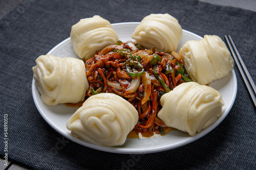 Red pepper japchae