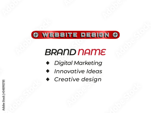 Creative Web Master Logo Template. Concept of software development.