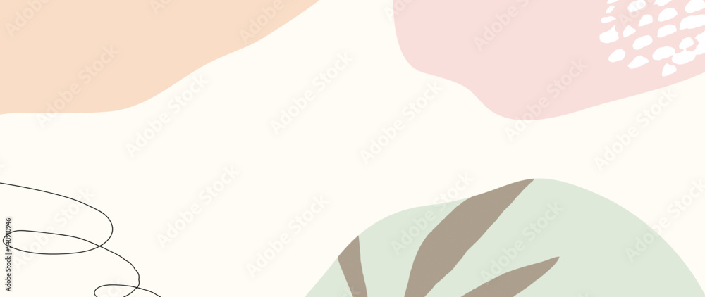 Minimal abstract background vector illustration. Soft earth tone pastel color organic shape with dotted pattern and curve line art. Design for wall art, print, poster, home decor, cover, wallpaper. Minimal abstract background vector illustration. Soft earth tone pastel color organic shape with dotted pattern and curve line art. Design for wall art, print, poster, home decor, cover, wallpaper.