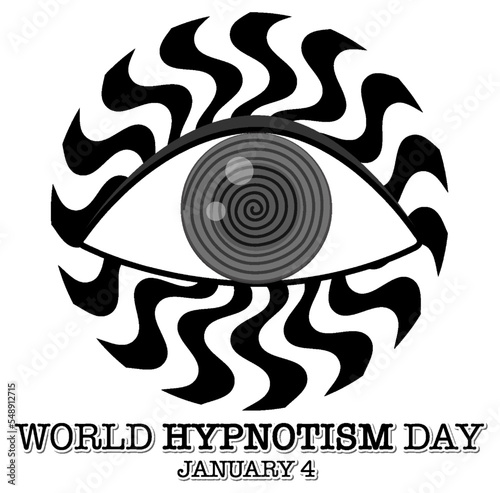 World hypnotism day January icon