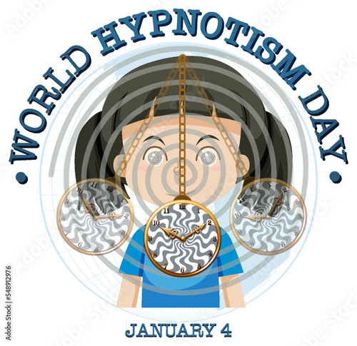 World hypnotism day January icon
