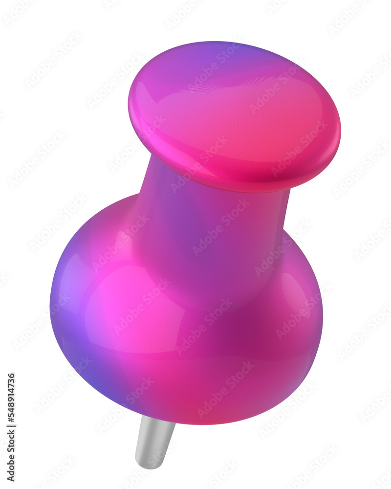 Push pin. Drawing pin. 3D pin. Push pin. Drawing pin. 3D pin.