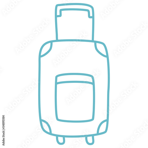 travel bag illustration