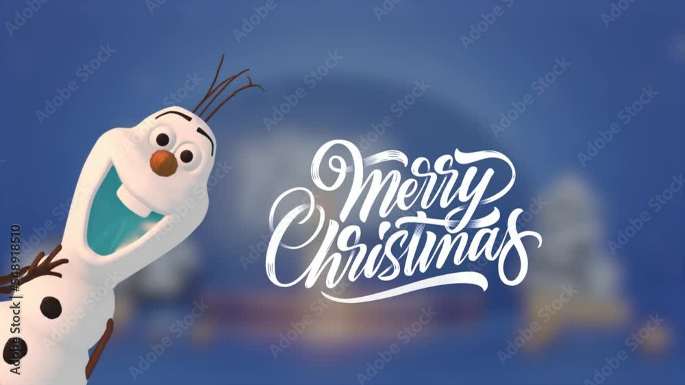 Merry Christmas ident 4k 