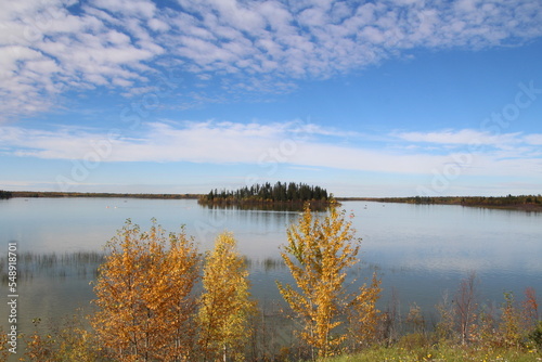reflection in water, Elk Island National Park, Alberta
