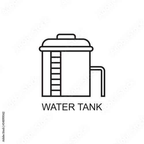 water tank icon , plumbing icon