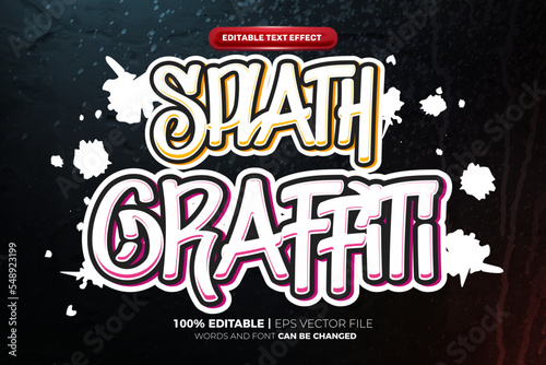 Splath Graffiti 3D Text Effect