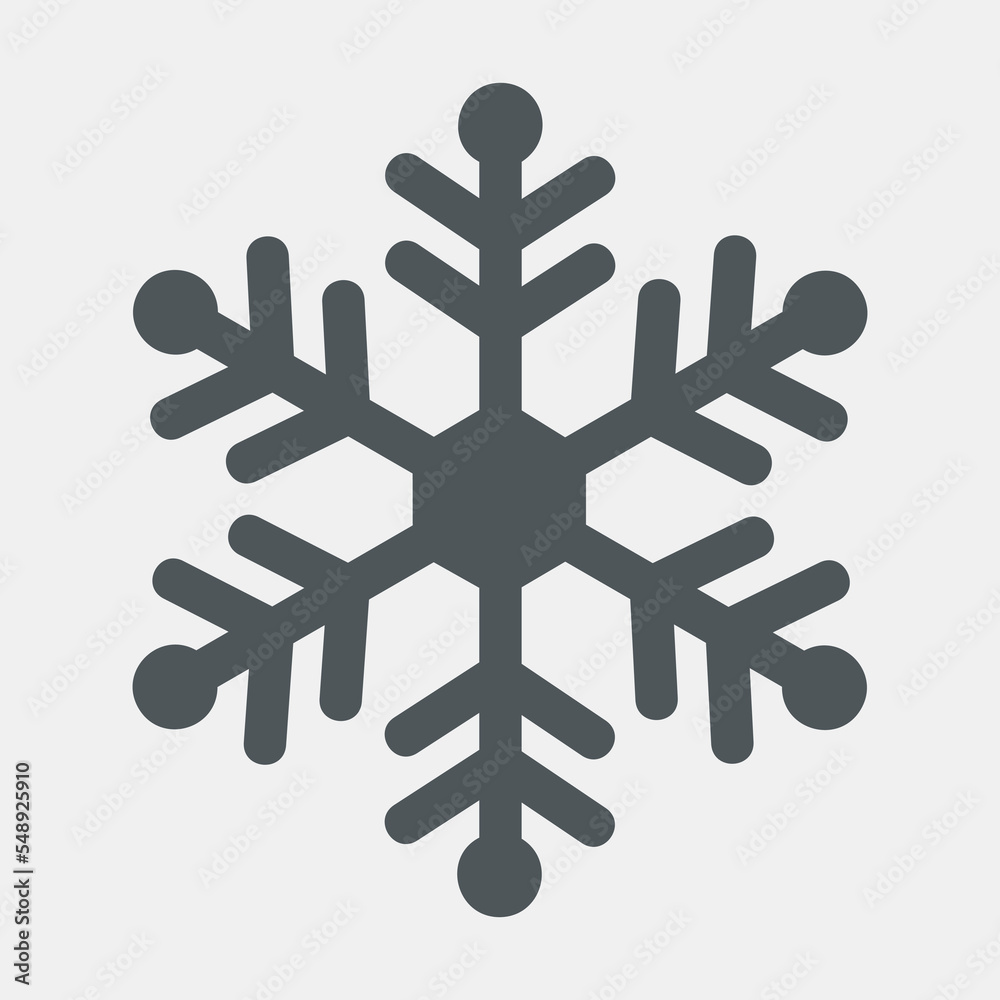 Winter snow flake quality vector illustration cut Winter snow flake quality vector illustration cut