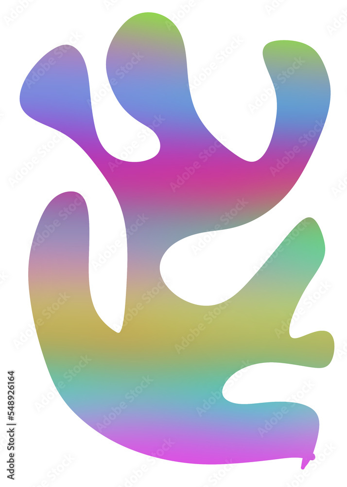 Abstracts Shape Gradient Neon Transparent Abstracts Shape Gradient Neon Transparent