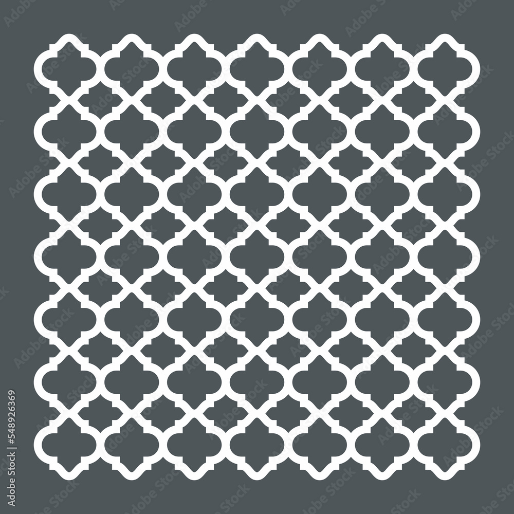 Oriental arabic tile background tile quality vector illustration cut