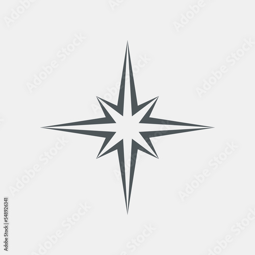 Wallpaper Mural Star north quality vector illustration cut Torontodigital.ca