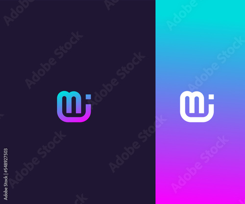 IM, MI Letter Logo Vector Template Abstract Monogram Symbol . Usable for Business sport, technology, fashion, digital And future creative logo