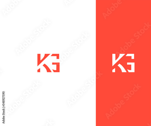 KG, GK Letter Logo Vector Template Abstract Monogram Symbol . Usable for Business sport, technology, fashion, digital And future creative logo