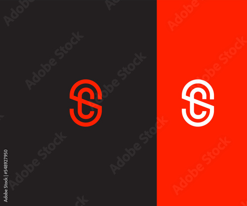 SC, CS Letter Logo Vector Template Abstract Monogram Symbol . Usable for Business sport, technology, fashion, digital And future creative logo