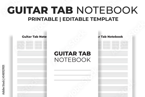 Guitar Tab Notebook photo