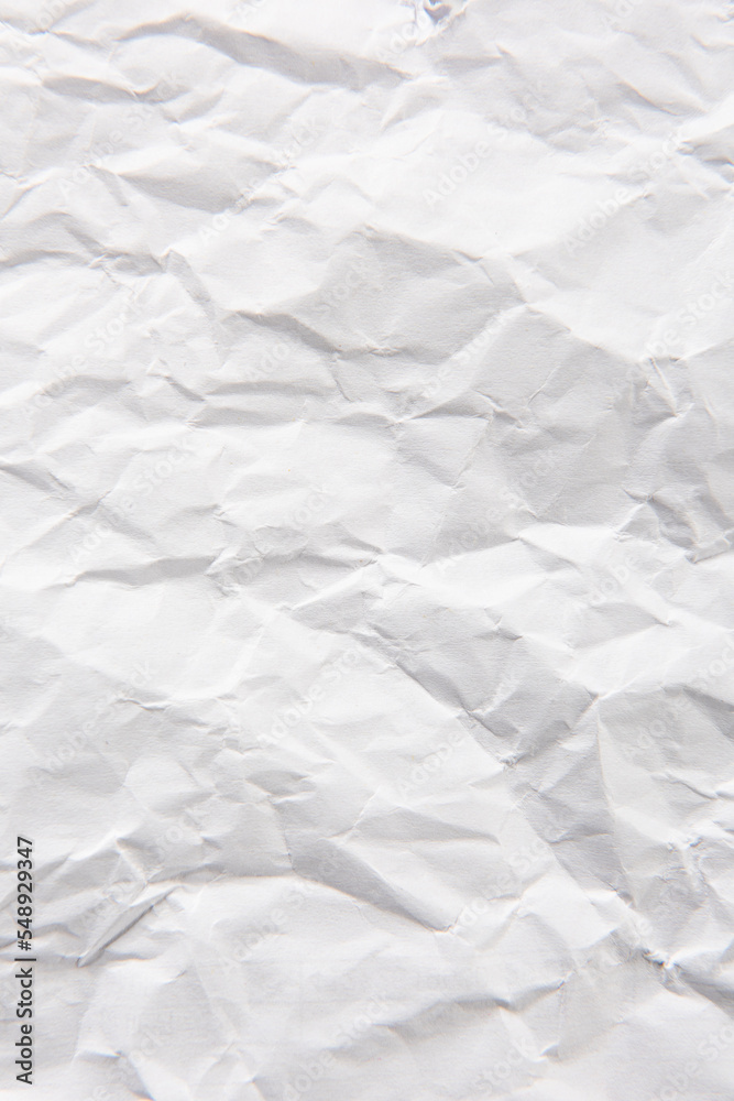 Fototapeta premium white crumpled paper texture background