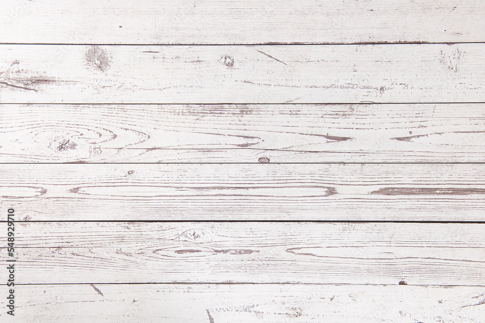 Naklejka premium white old wood texture background or design. Rustic grayscale wooden wallpaper.