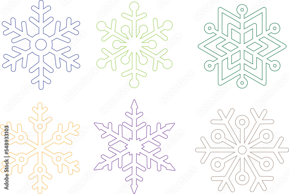 Snowflake Coasters Digital Vector File for Laser Cutter - Christmas Coasters Snowflake Coasters Digital Vector File for Laser Cutter - Christmas Coasters