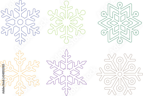 Snowflake Coasters Digital Vector File for Laser Cutter - Christmas Coasters