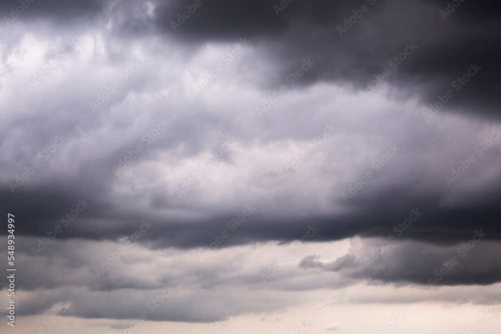 Dark clouds all over the sky before a heavy rain storm Dark clouds all over the sky before a heavy rain storm
