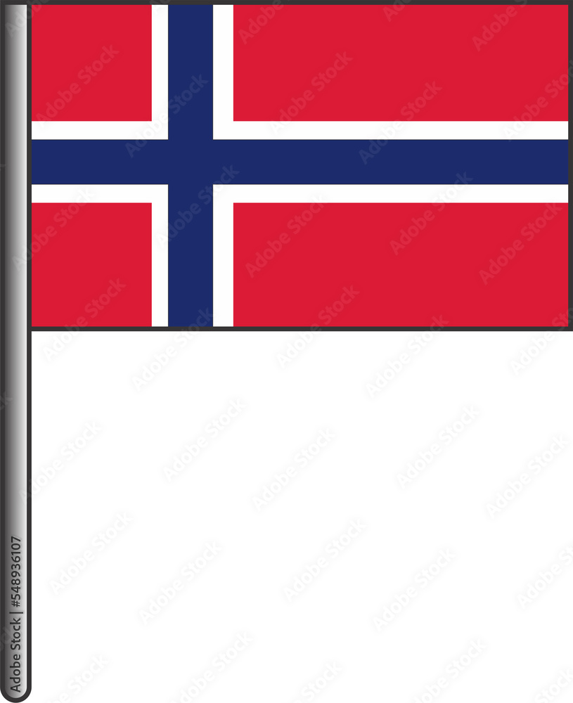 Obraz premium Norway flag PNG 32