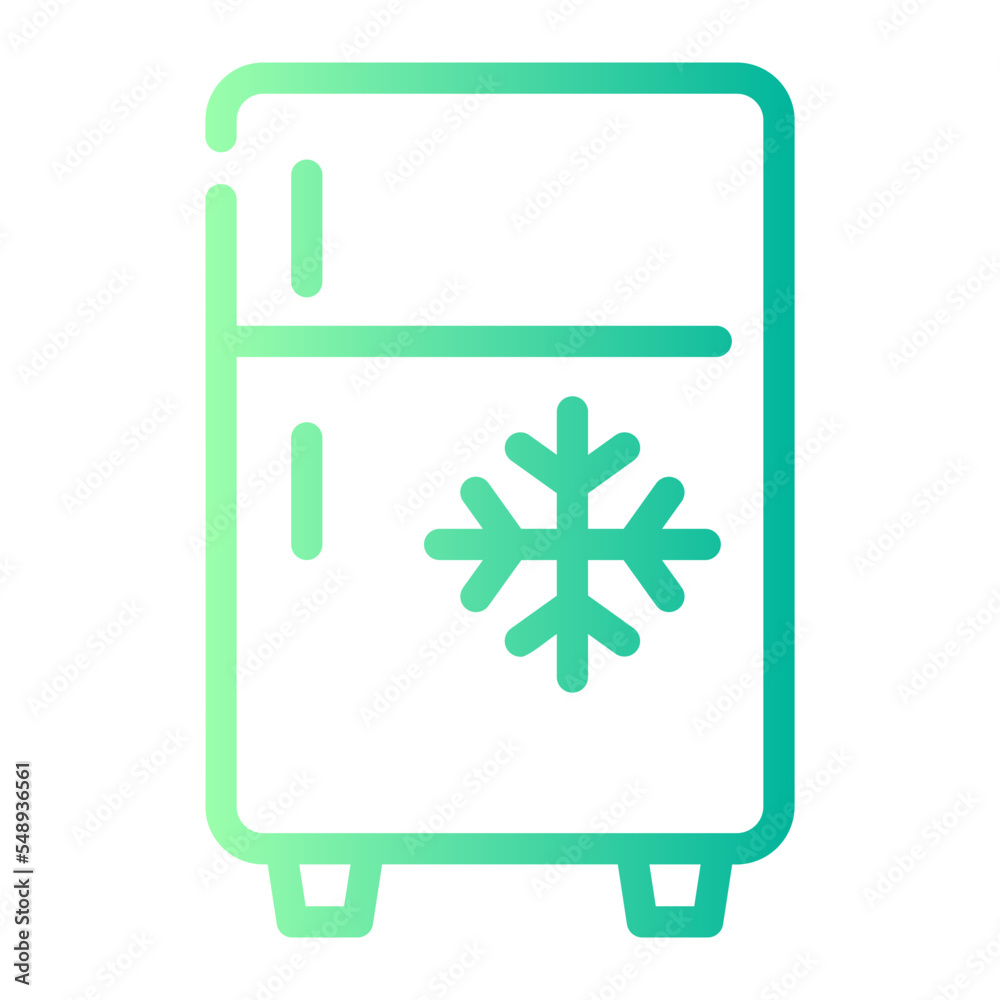 refrigerator gradient icon refrigerator gradient icon