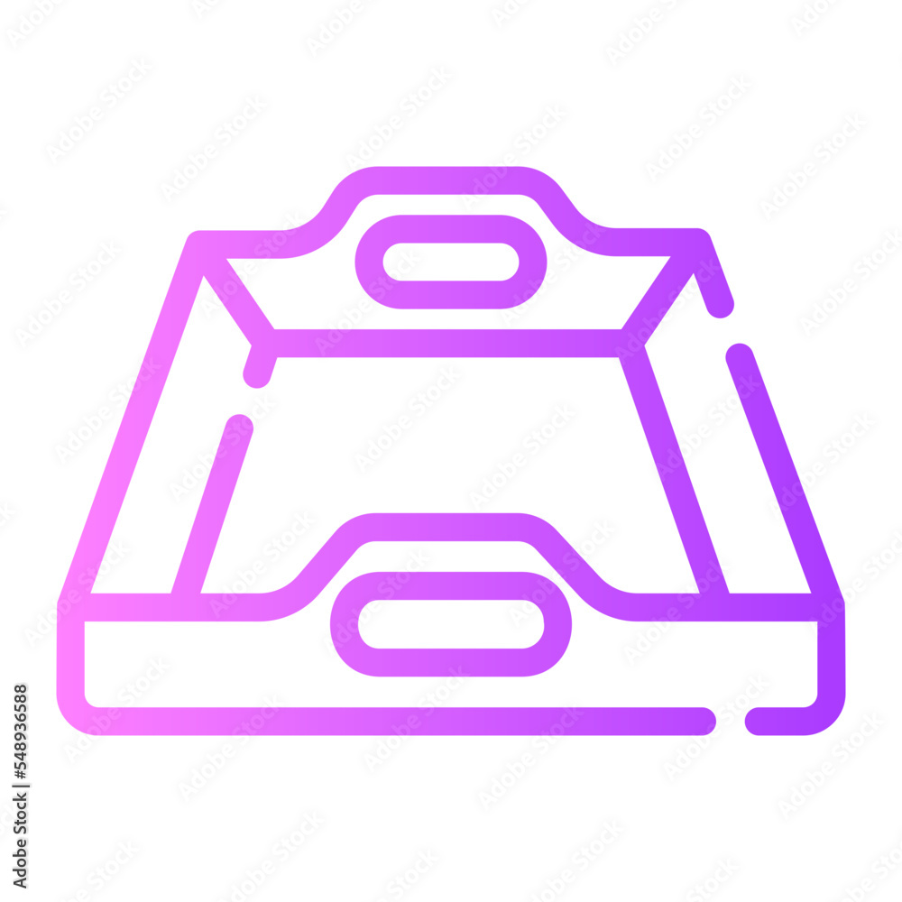tray gradient icon tray gradient icon