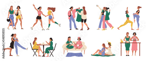 Female Girl Friends Set