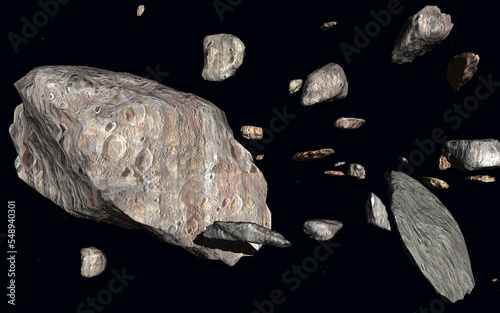 Fototapeta Naklejka Na Ścianę i Meble -  小惑星帯
