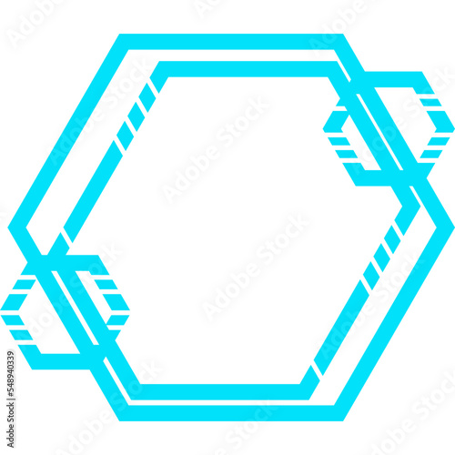 Hexagon Futuristic Element (7)