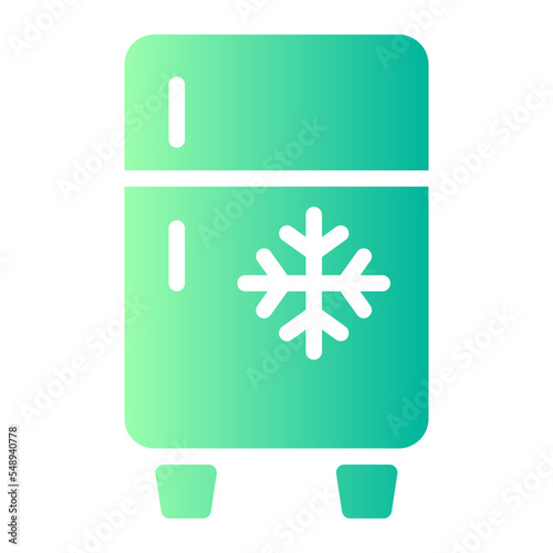 refrigerator gradient icon