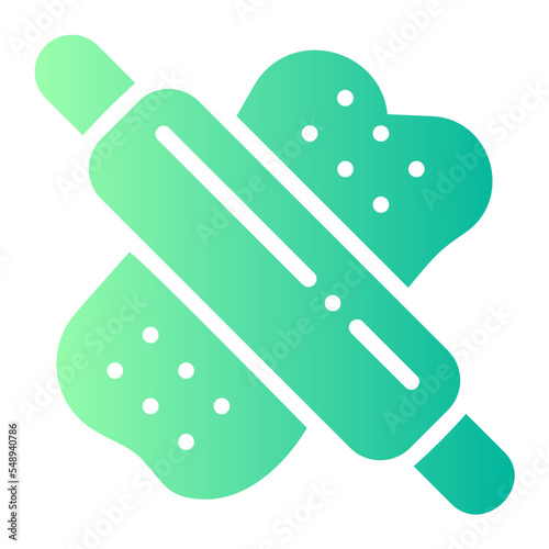 rolling pon gradient icon