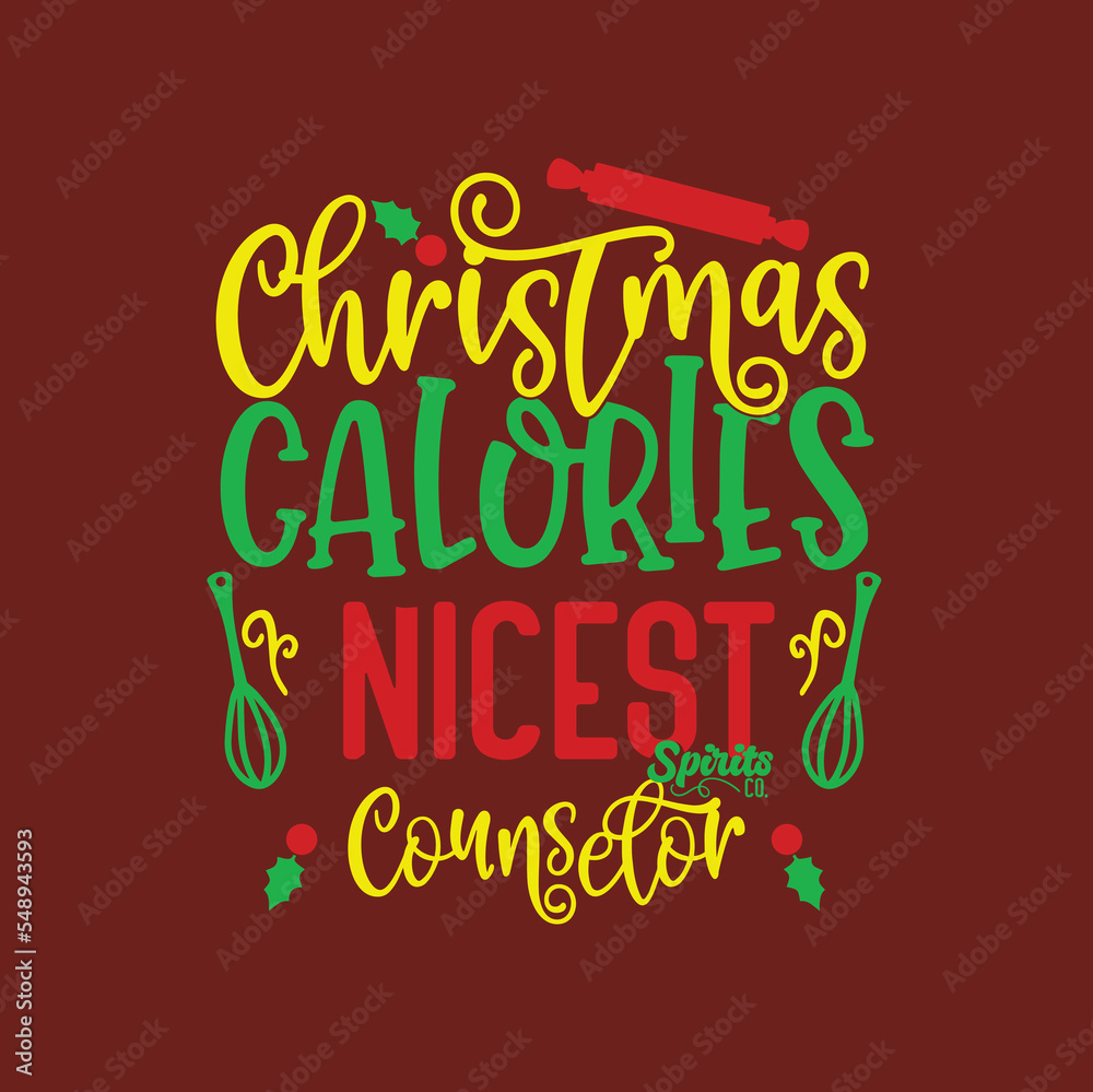 lettering typography merry christmas quote