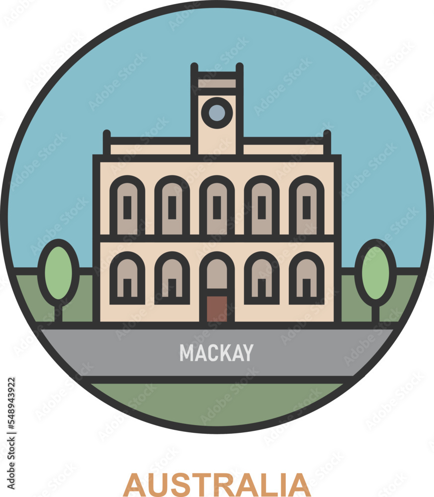 Mackay. Sities and towns in Australia