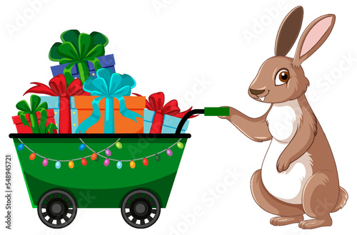Rabbit with many gifts