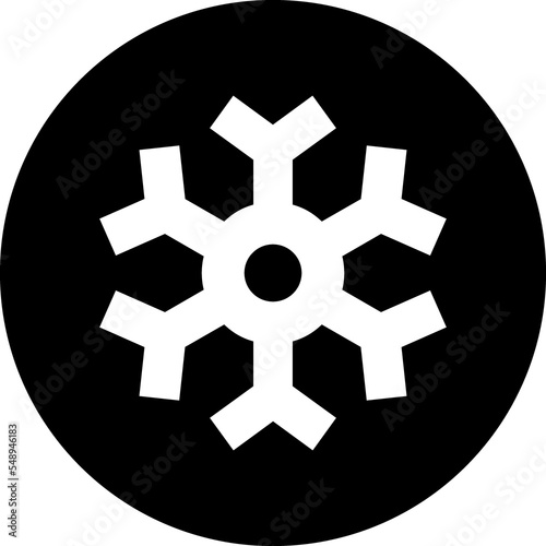 Snowflake line icon