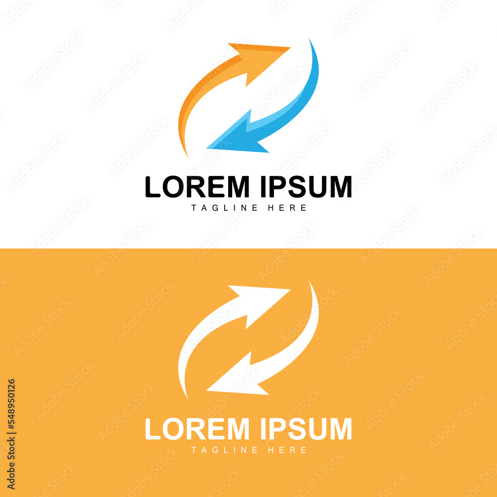 Arrow Direction Logo, Road Sign Design, Brand Design Vector Arrow Direction Logo, Road Sign Design, Brand Design Vector