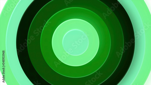 Wallpaper Mural Abstract pulsating rings motion graphic background. Motion. Colorful circular silhouettes, abstract high tech background. Torontodigital.ca