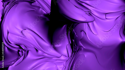 Detailed smooth texture, purple synthetic fabric. Motion. Silky lilac texture swaying in the wind.