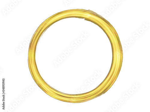 Gold glittering circle of paint golden glitter texture, Abstract gold glittering textured, gold circle frame set