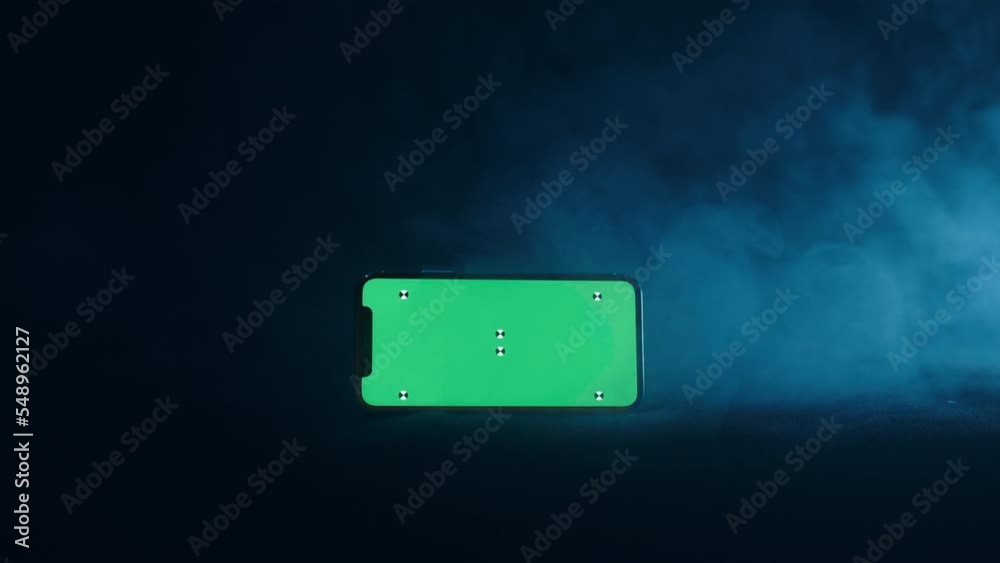 smartphone, téléphone, fond vert, fumée, mobile, technologie, communication, business, crypto, monnaie, trading, finance, forex,  élégant, téléphone cellulaire, contact, vecteur, affichage, fond bleue