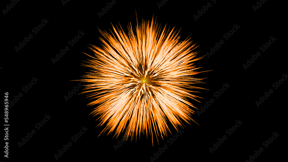 Explosion of glowing lines on colored background. Motion. Explosion of small particles on isolated background. Explosion of particle or star with flash of wavy lines