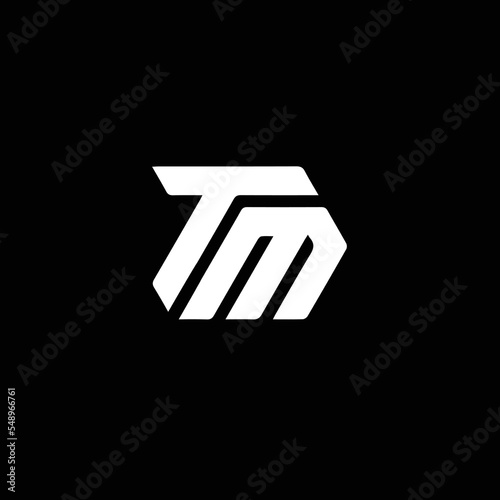 TM TM Logo Design, Creative Minimal Letter TM TM Monogram